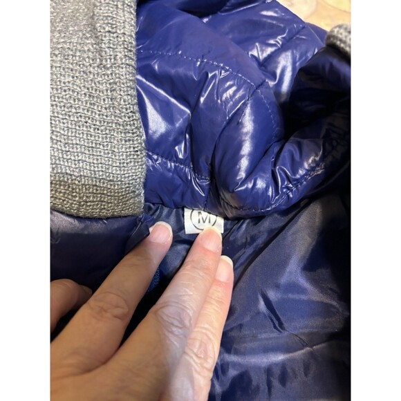 Ohrwurm Unisex Hooded Puffer Snowsuit 6-12 Months Blue Zip Up Snap Legs Warm - Picture 6 of 6